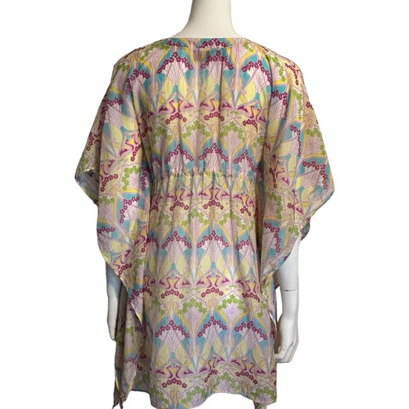 Liberty of London Lightweight Cotton Short Caftan - Picture 2 of 8